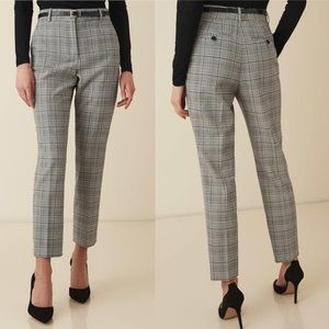 NWT  REISS Alenna Plaid Trousers NWT, size 6